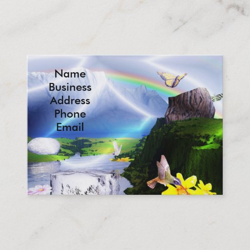 Customizable Fantasy Business Card