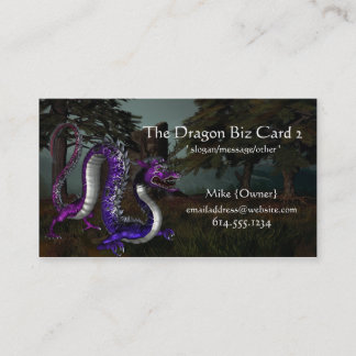 Fantasy Business Cards :: Dragon in the Woods