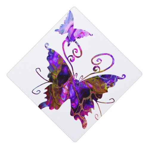 Fantasy Butterflies Graduation Cap Topper