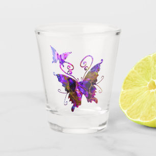 Fantasy Butterflies Shot Glass