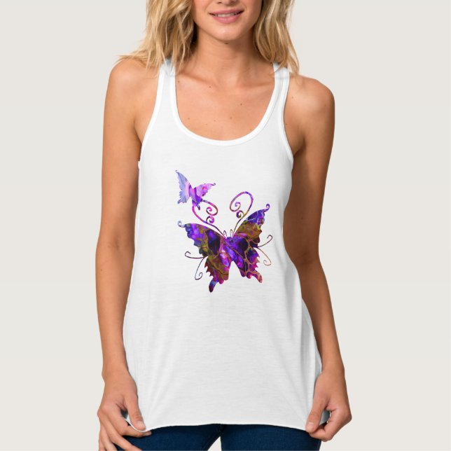 Fantasy Butterflies Tank Top (Front)