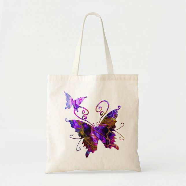 Fantasy Butterflies Tote Bag (Front)