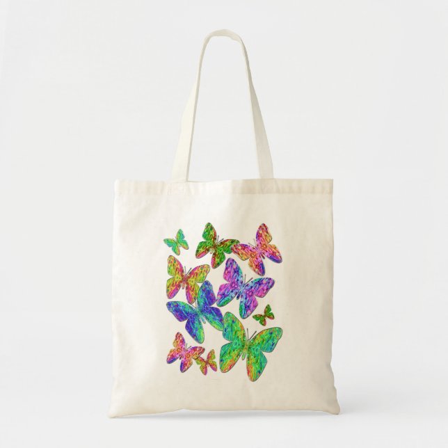 Fantasy Butterflies Tote Bag (Front)