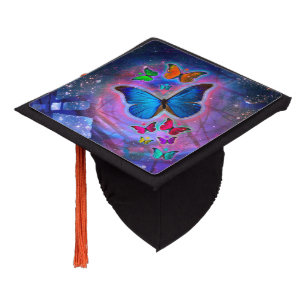 Fantasy Butterfly Graduation Cap Topper