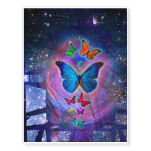 Fantasy Butterfly Temporary Tattoos