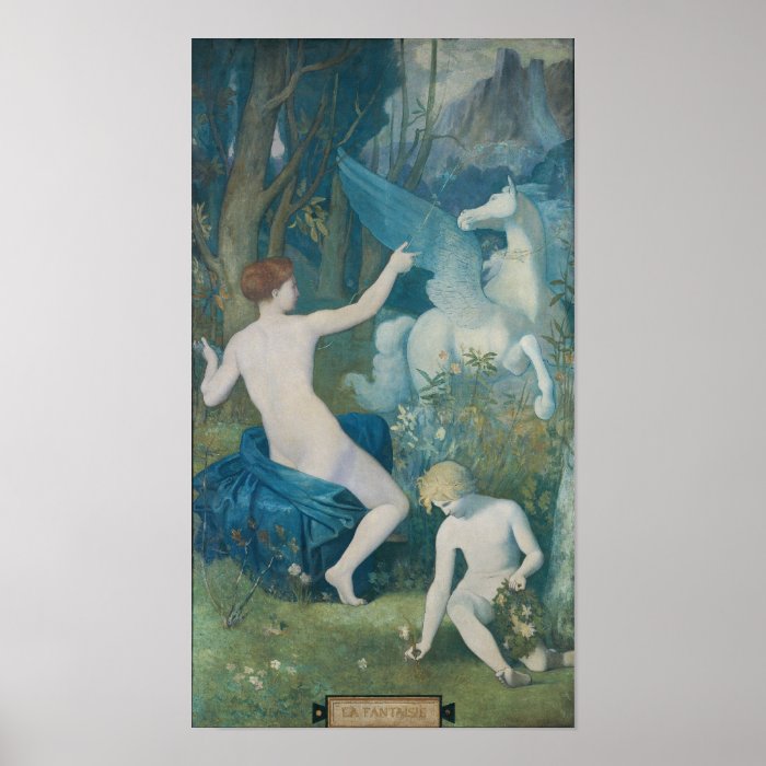 Fantasy by Pierre Puvis de Chavannes Posters