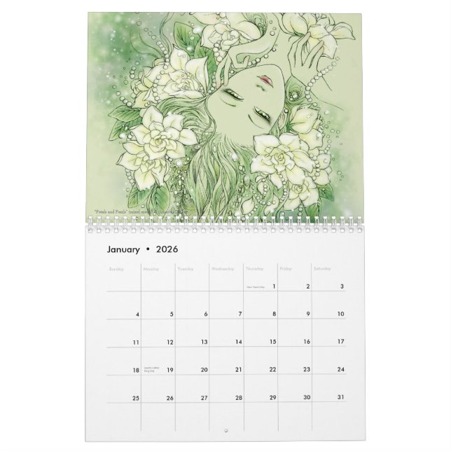 Fantasy Calendar (Jan 2026)