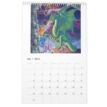 Fantasy Calendar by gailgastfield at Zazzle