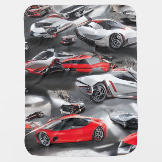 Fantasy Car Enthusiast's Dream Design Baby Blanket