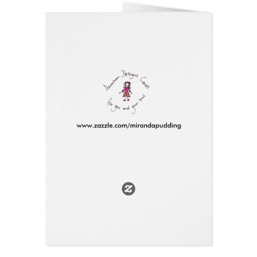 Fantasy card - cat and people (Back)