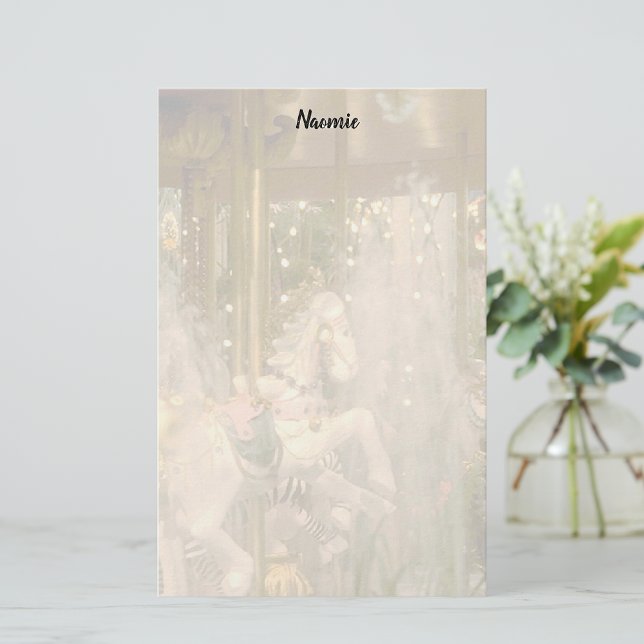Fantasy Carousel Stationery (Creator Uploaded)