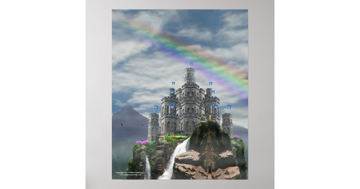Fantasy Castle 16x20 Poster | Zazzle