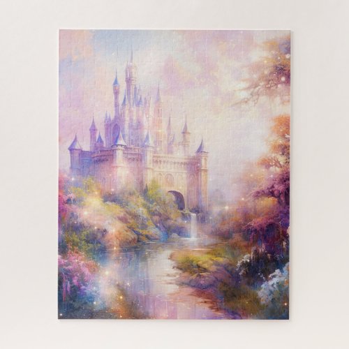 Fantasy Castle and Autumn Fall Scenery Jigsaw Puzzle