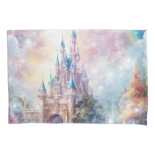Fantasy Castle and Scenery Pillow Case