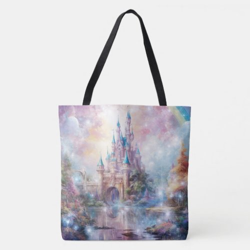 Fantasy Castle and Scenery Tote Bag