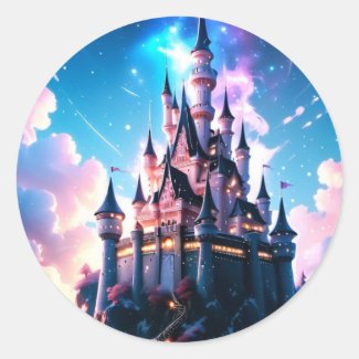 Fantasy Castle Sticker