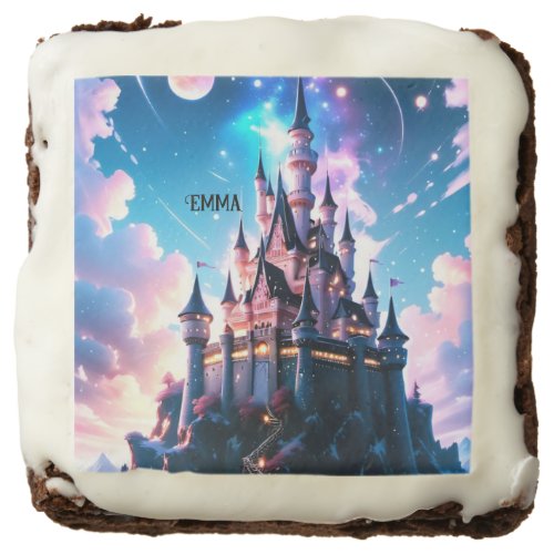 Fantasy Castle Custom Name Brownie