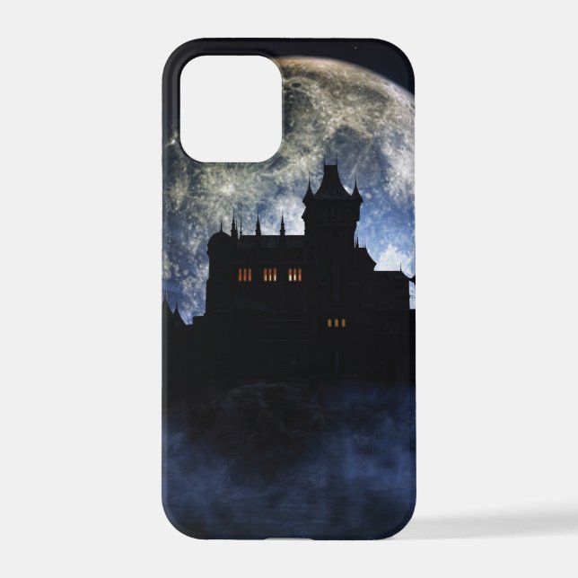 Fantasy castle during night iPhone case (Back)