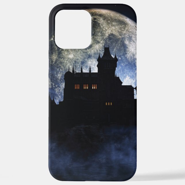 Fantasy castle during night iPhone case (Back)