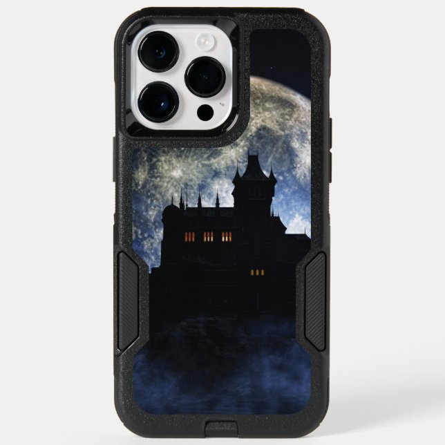 Fantasy castle during night otterbox iPhone case (Back)