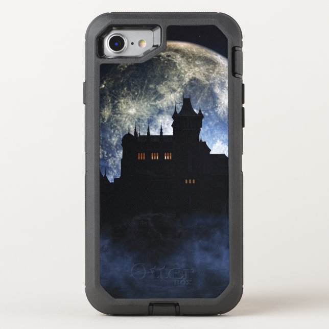 Fantasy castle during night otterbox iPhone case (Back)
