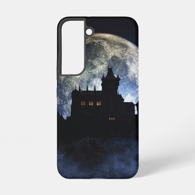 Fantasy castle during night samsung galaxy case (Back)