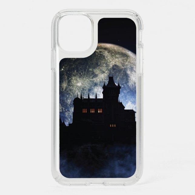 Fantasy castle during night speck iPhone 11 case (Front)
