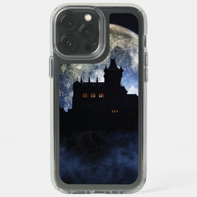 Fantasy castle during night speck iPhone 13 pro max case (Front)