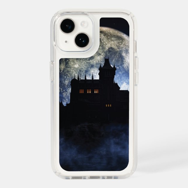 Fantasy castle during night speck iPhone case (Front)
