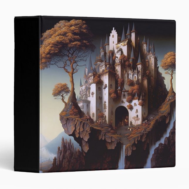 Fantasy Castle Fantasy Art 3 Ring Binder (Front/Spine)
