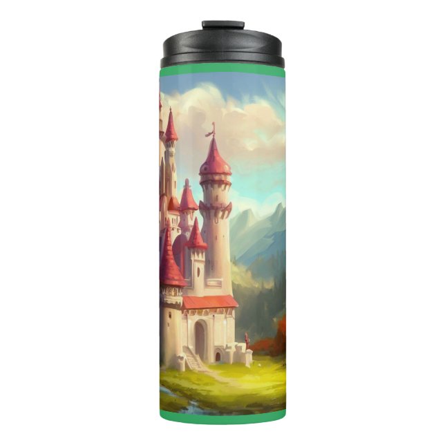 Fantasy Castle Happy Landscape 1 Thermal Tumbler
