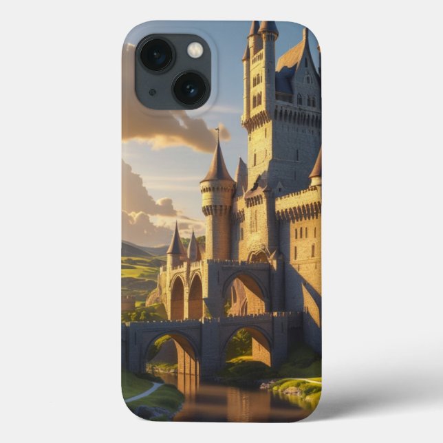 Fantasy Castle iPhone Case - Medieval Art (Back)