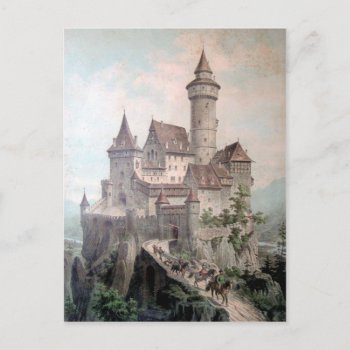 Fantasy Castle Postcard by LadyLovelace at Zazzle