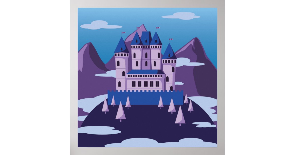 fantasy castle poster | Zazzle