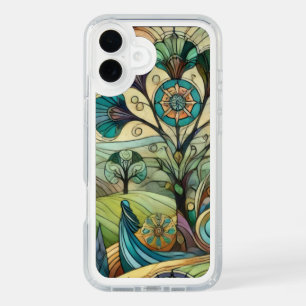 Fantasy Castle with Colorful Hills and River iPhone 16 Plus Case