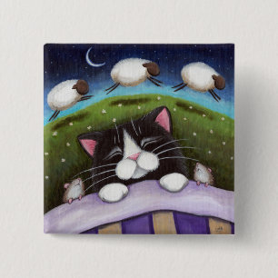 Fantasy Cat and Mouse Art Button