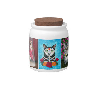 Fantasy Cat Art Candy Jar