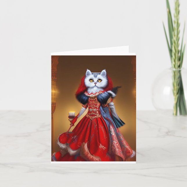 Fantasy Cat Notecard #NC02 (Front)