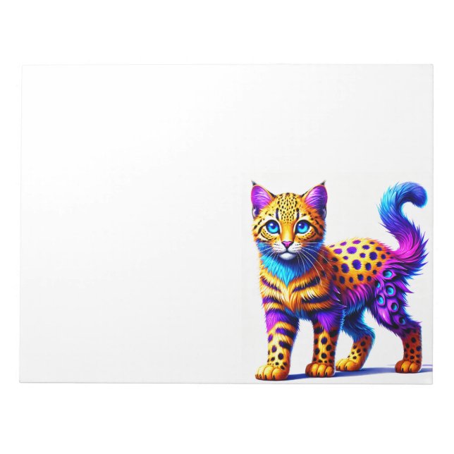 Fantasy Cat Notepad (Front)