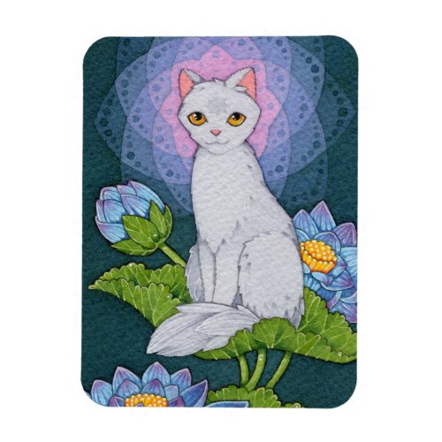 Fantasy Cats Oracle Affirmation _ Mindfulness Magnet