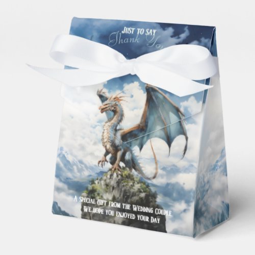 Fantasy Celtic Viking Dragon Wedding Favor Box