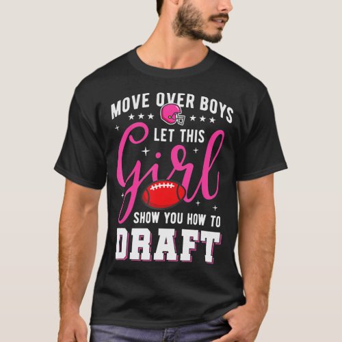 Fantasy  Championship 2020 Girl Show How To Draft T_Shirt