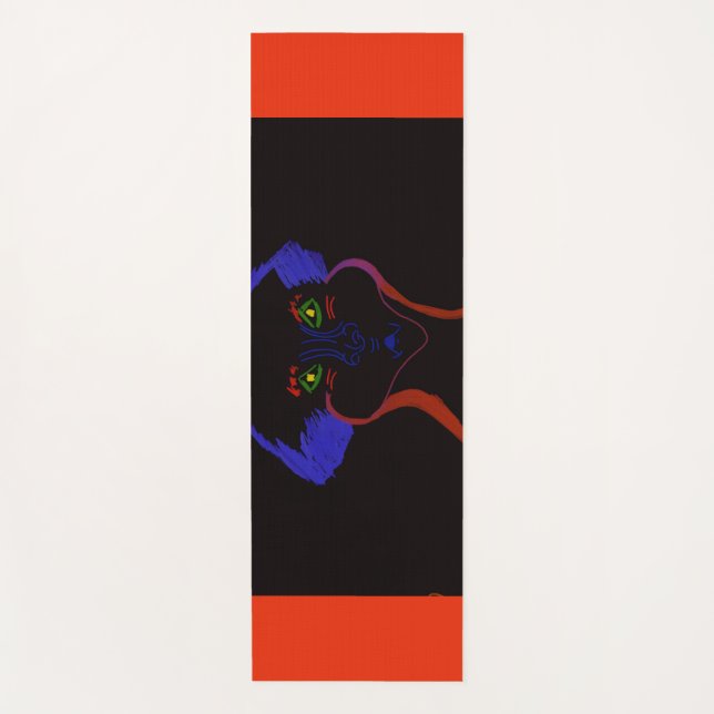 Fantasy Character Art Yoga Mat (Front)