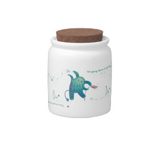 fantasy character "Let spring bloom in your heart. Candy Jar