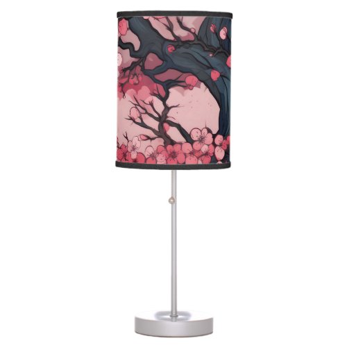 Fantasy Cherry Blossom Dreamscape Table Lamp