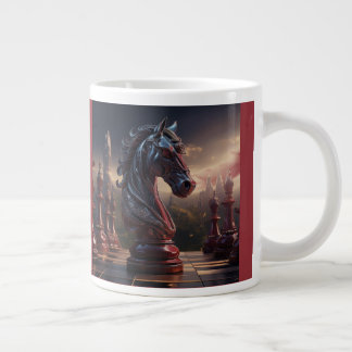Fantasy Chess Scene - Knight Giant Coffee Mug