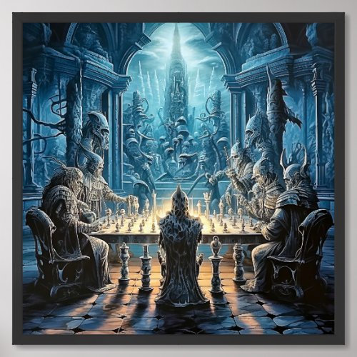 Fantasy Chess Wall Art Poster
