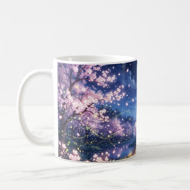 Fantasy City and Castle Coffee Mug (Left)