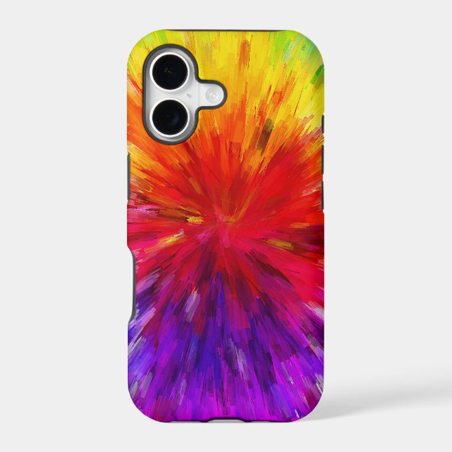 Fantasy Color Background Abstract Pattern Iphone Case (Back)