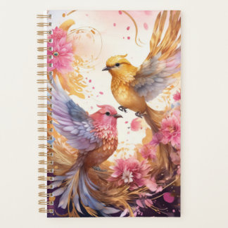 Fantasy Colorful Bird  Planner